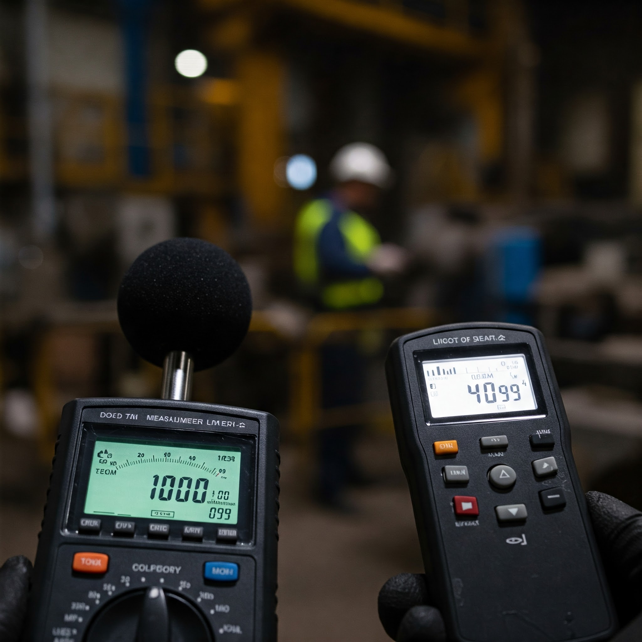 Image illustrant la mesure du bruit ou de la lumière